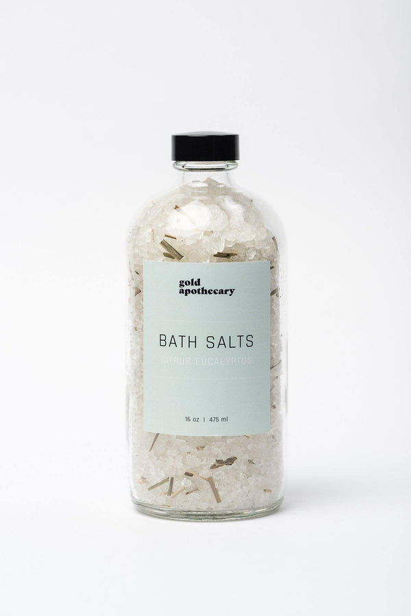Citrus Eucalyptus Bath Salts - Gold Apothecary - bath products - Gatley - Vancouver Canada