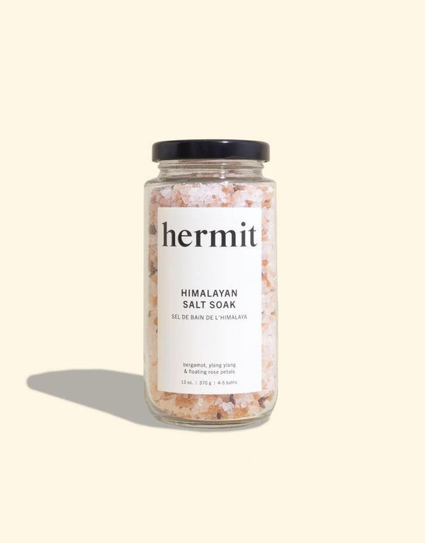 Himalayan Salt Soak - Hermit - bath products - Gatley - Vancouver Canada
