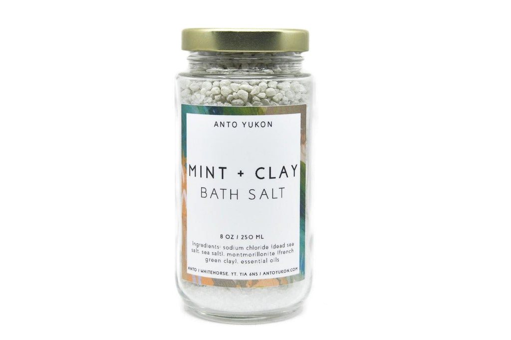 Anto Yukon Mint + Clay Bath Salts - Anto Yukon - bath products - Gatley - Vancouver Canada